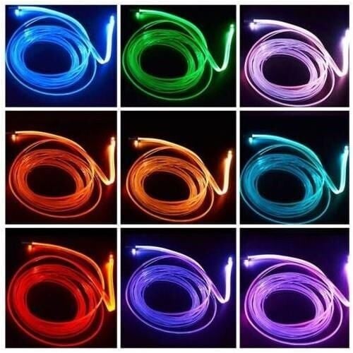 Araç Içi Atmosfer Ambiyans LED Neon Ip LED Rgb App Kontrollü 5 Parça