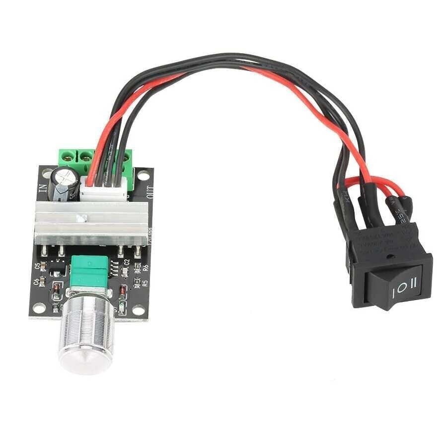6V 12V 24V 3A 80W Ayarlanabilir Çift Yönlü PWM Motor Hız Kontrol Kartı
