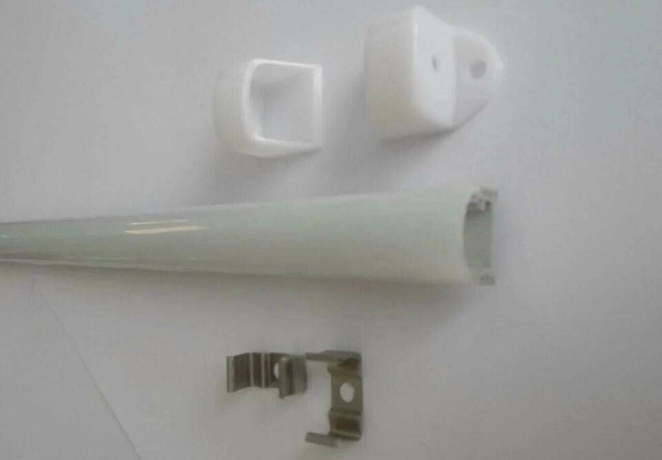 Lineer Alüminyum Boş Kasa Profil - Led Bar Boş Kasa Opak Cam 1Metre