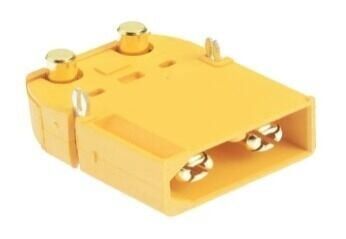 XT60PW 90 Derece PCB Montaj Tip Erkek Konnektör - XT60 Amass