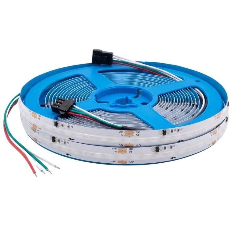 12V 10MM WS2811 RGB Pixel Cob Şerit Led 432 Ledli IP20 5M
