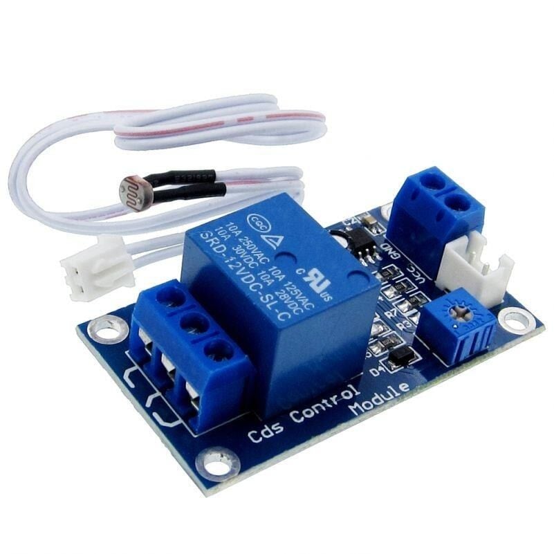 XH-M131 12V LDR Işık Kontrollü Röle Modülü - Gece-Gündüz Sensörü