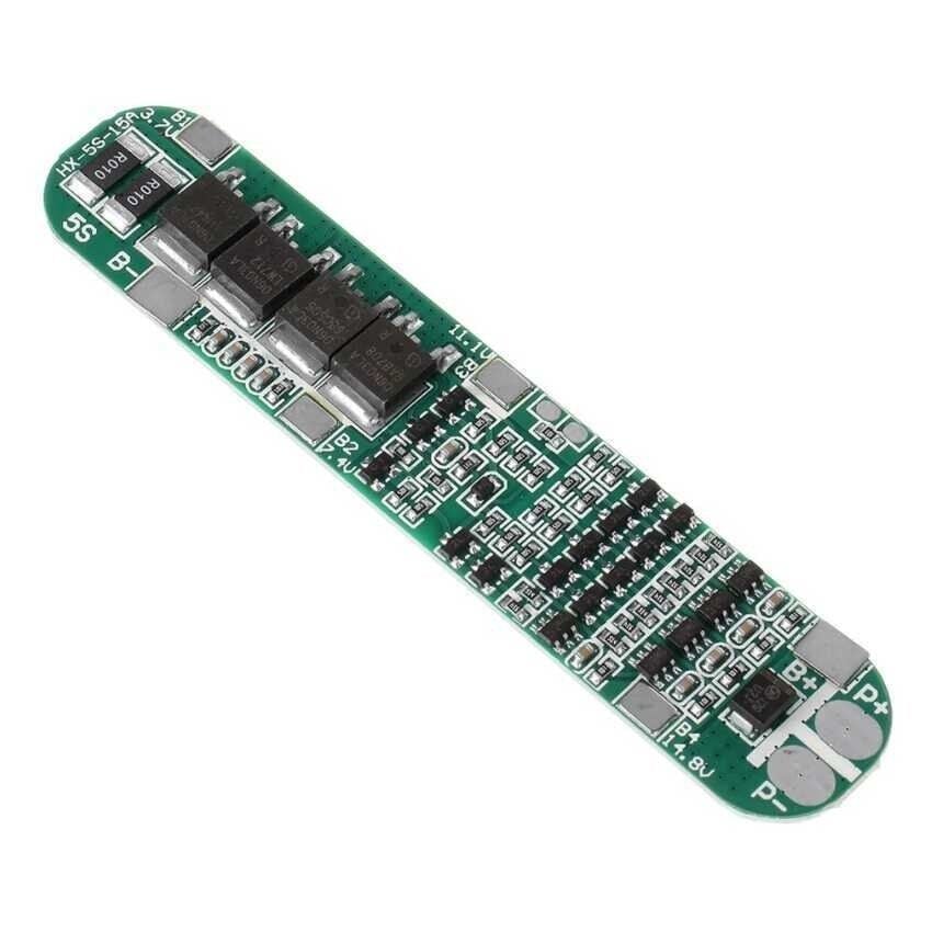 5S 15A BMS 18650 Lityum Batarya Şarj Koruma Devre - 21V