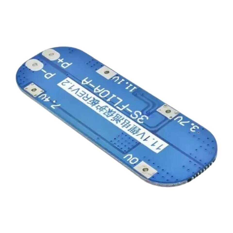 3S 10A 18650 Lityum Batarya BMS Şarj Denge Kartı