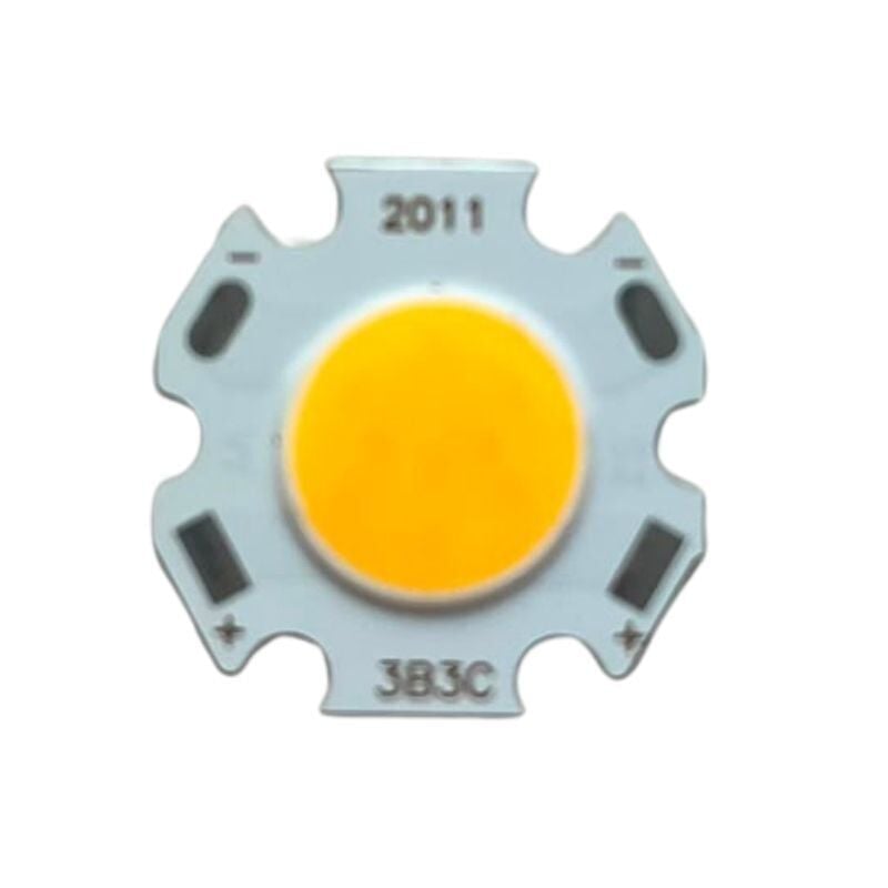 12V 5W Cob Led  Gün Işığı 3000Kelvin 20mm 12 Volt  5 Watt Cob Led (3 Adet)