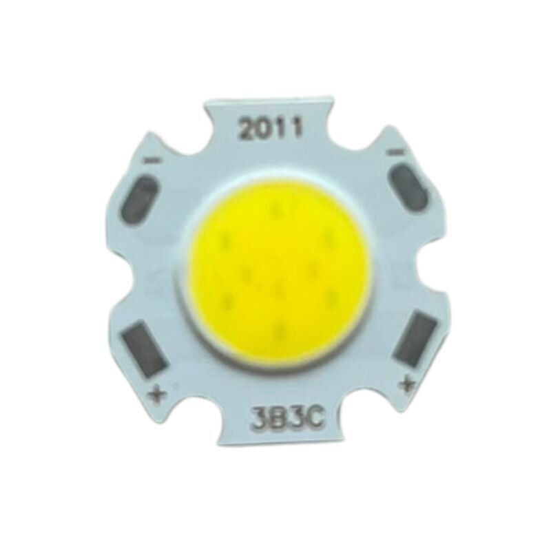 12V 5W Cob Led Beyaz 6000Kelvin 20mm 12 Volt  5 Watt Cob Led (3 Adet)