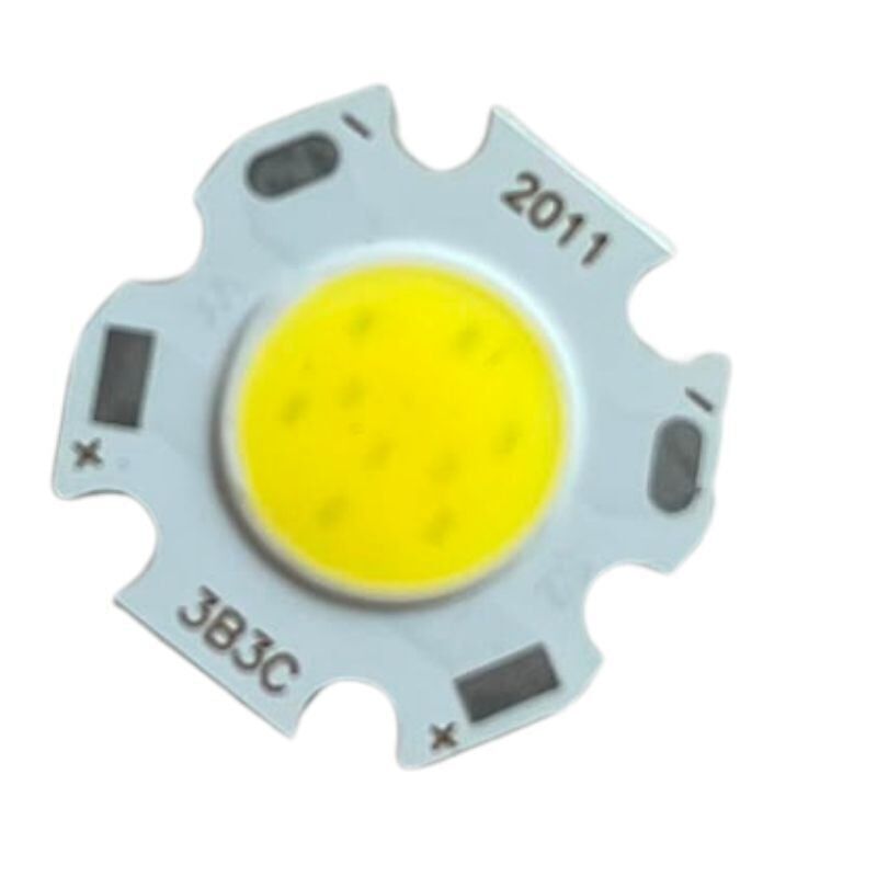12V 5W Cob Led Beyaz 6000Kelvin 20mm 12 Volt  5 Watt Cob Led (3 Adet)