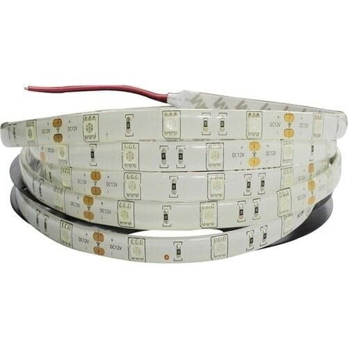 12V 3 Cipli 5050 Beyaz Şerit Led IP65 Metrede 10mm 60Led (5 Metre)