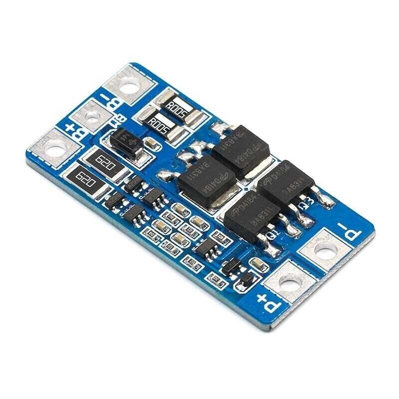 2S 10A BMS Lityum Li-ion Batarya Koruma Kartı - 7.4V