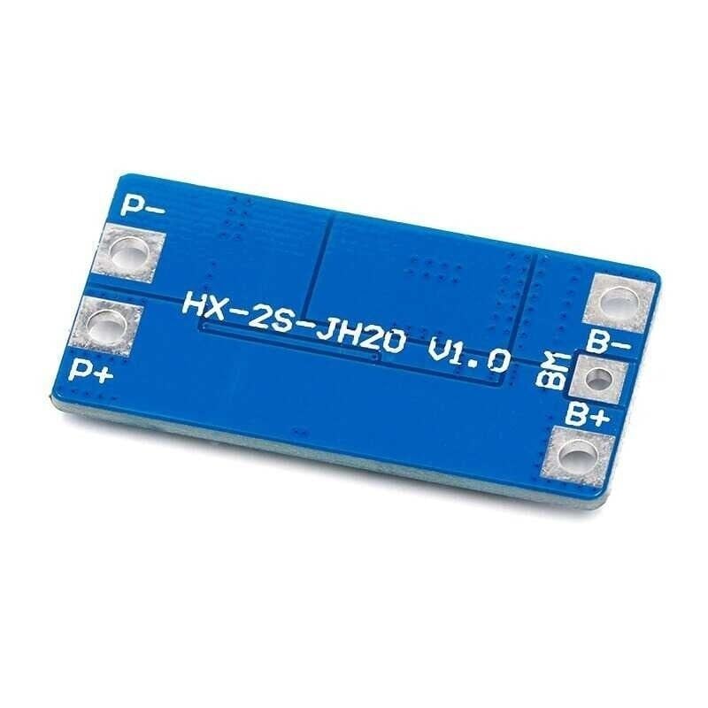 2S 10A BMS Lityum Li-ion Batarya Koruma Kartı - 7.4V