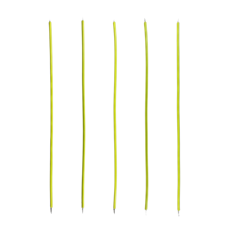 3V 255mm Yeşil Esnek Filament LED Retro Tungsten 5 Adet