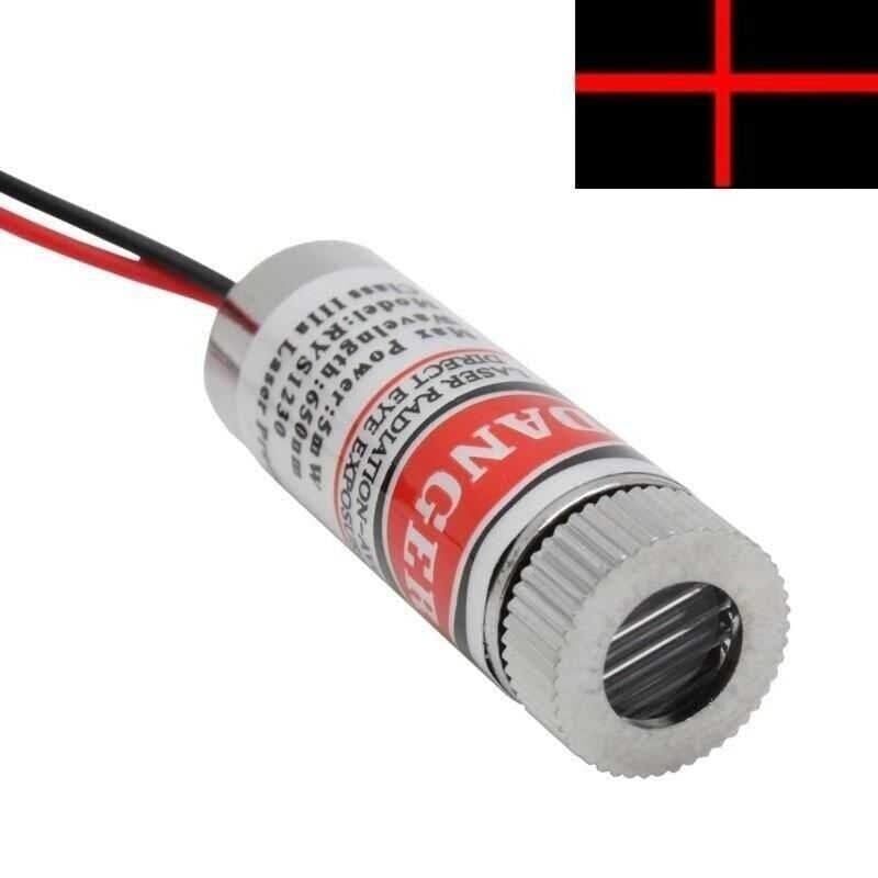 Kırmızı Artı (+) Lazer 5V 12mm 650nm 5mW