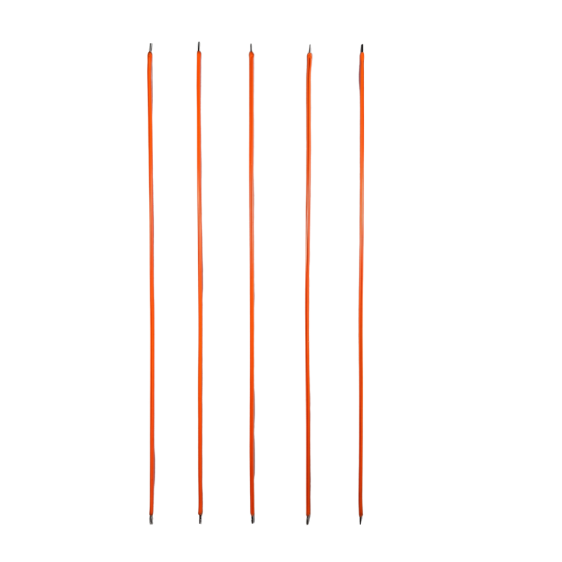 3V 255mm Kırmızı Esnek Filament LED Retro Tungsten 5 Adet