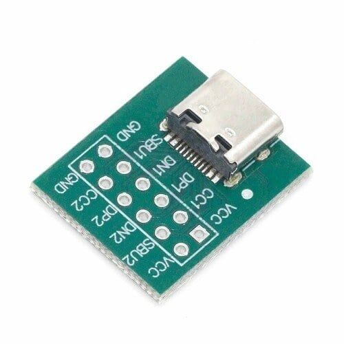 USB Type-C 12 Pin DIP PCB Konnektör