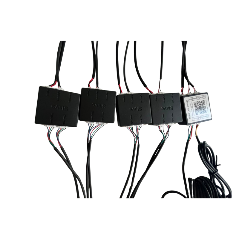 12V Araç İçi Ambiyans LED Set Pixel APP Kontrollü 18 Parça