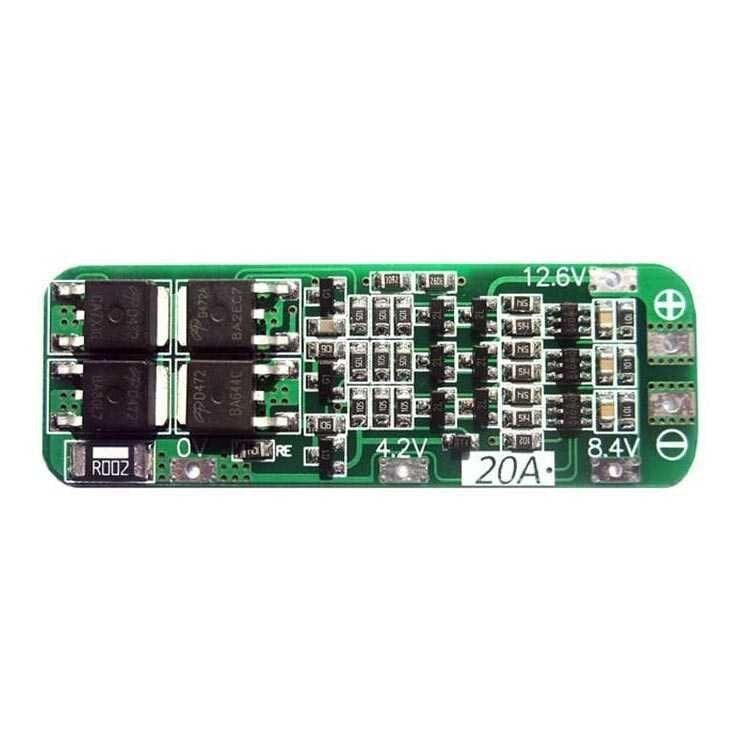 3S 20A BMS 18650 Lityum Batarya Şarj Koruma Devre - 12.6V