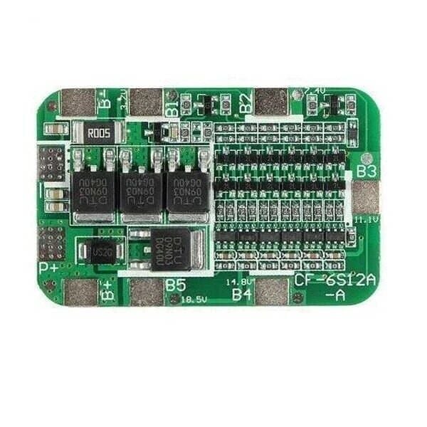 6S 12A BMS 18650 Lityum Batarya Şarj Koruma Devre