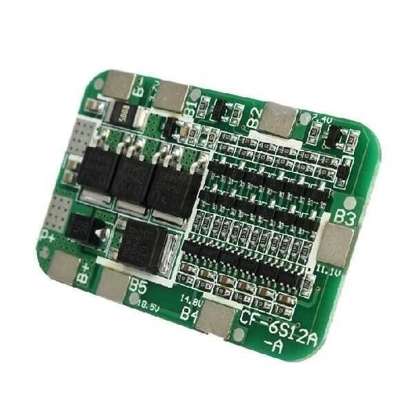 6S 12A BMS 18650 Lityum Batarya Şarj Koruma Devre