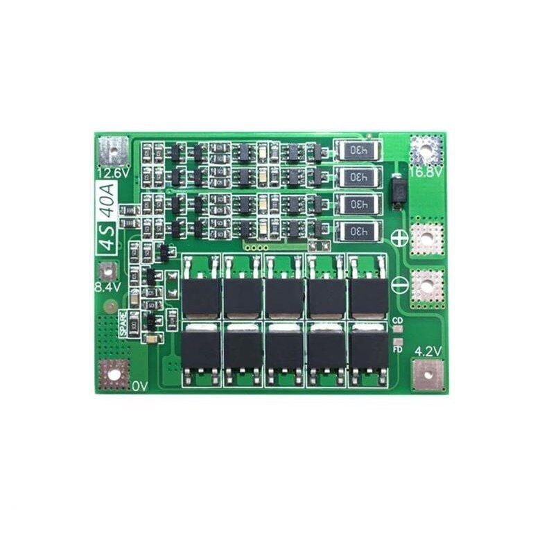 4S 40A LiPo & Li-ion 18650 Batarya Korumalı Balanslı Devre