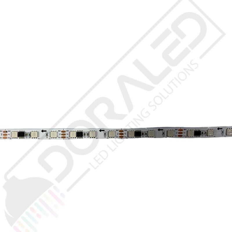 WS2811 ARGB Adreslenebilir Pixel Şerit Led IP20 5M 60Led Magic Led