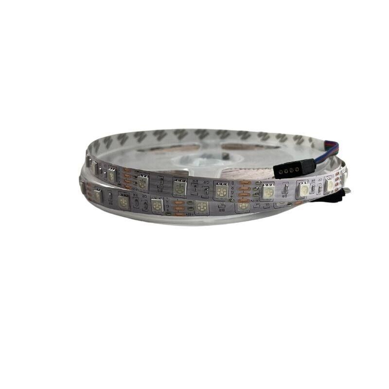 12V 3 Çipli 5050 RGB Şerit Led IP20 Metrede 60 Led (5 Metre)