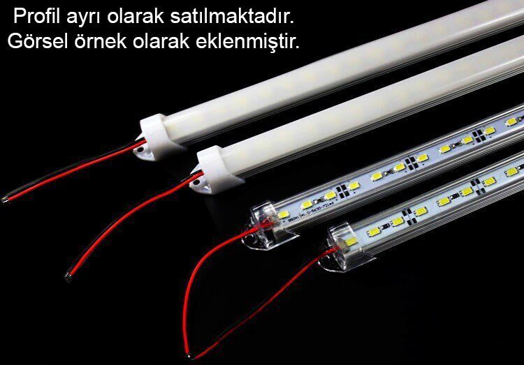 12 Volt BANTLI 5730 Ledli Led Bar  Alüminyum Çubuk Led 72 Ledli 100cm
