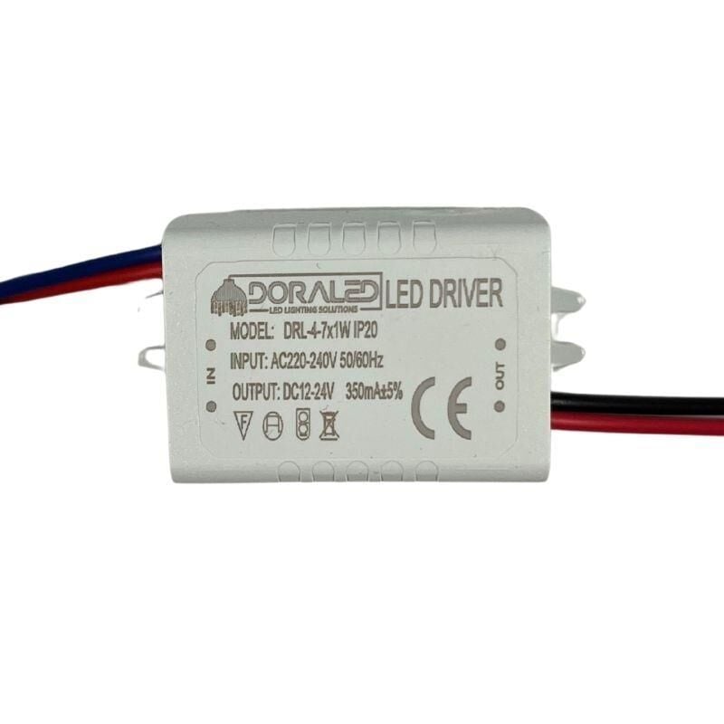 4-7X1W 350Ma 12-24V Power Led Driver IP20 Power Led Sürücü