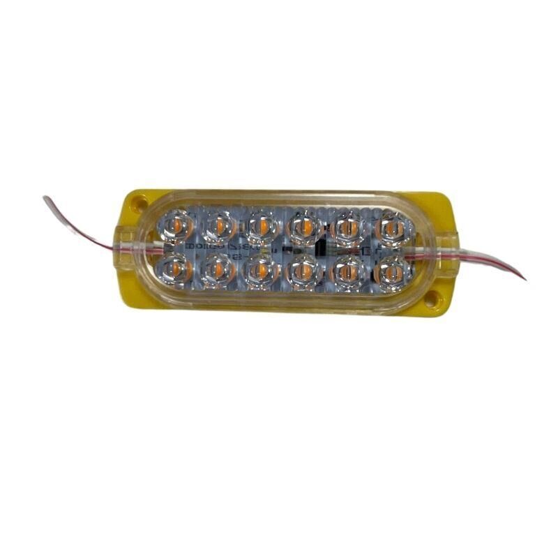 24 Volt Sarı 1.2 Watt Animasyonlu Çakar Modül 3 Ledli