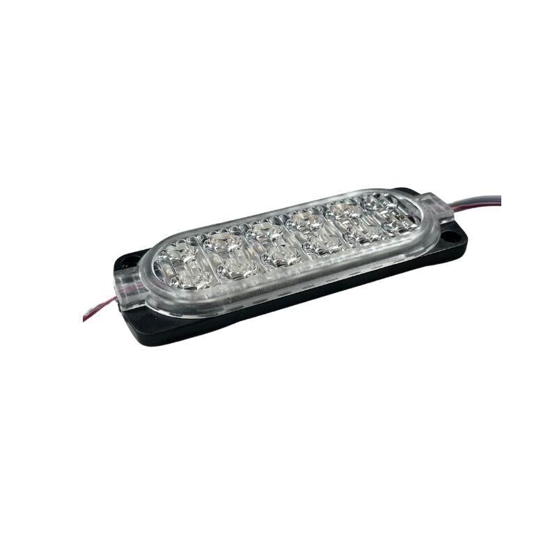 12 Volt Kırmızı-Mavi 2.4 Watt Animasyonlu Çakar Modül 12 Ledli