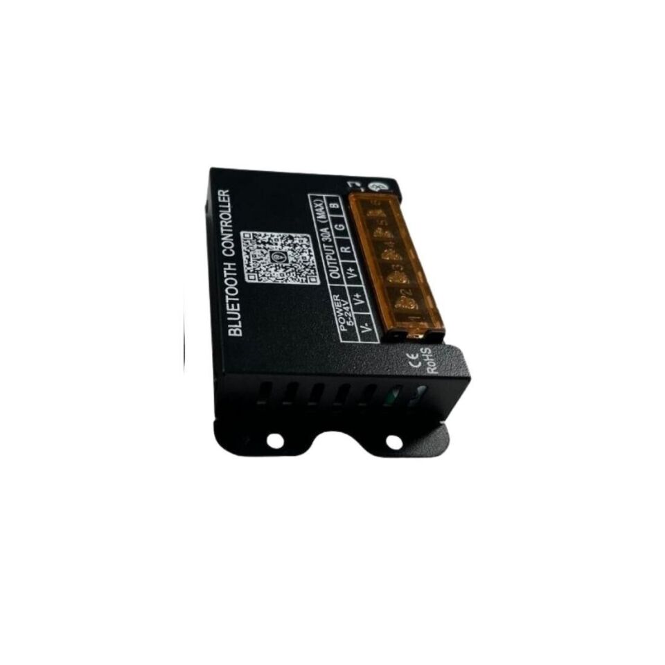Bluetooth Kontrollü Müzik Modlu RGB Led Kontrol Kumandası 5-24V 30A