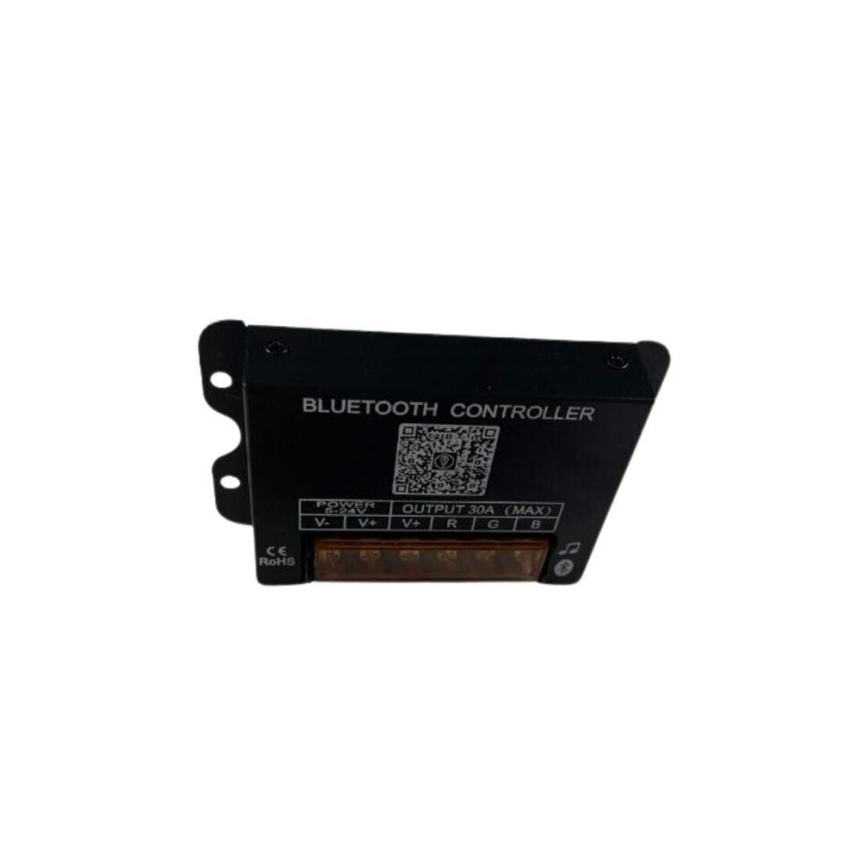 Bluetooth Kontrollü Müzik Modlu RGB Led Kontrol Kumandası 5-24V 30A