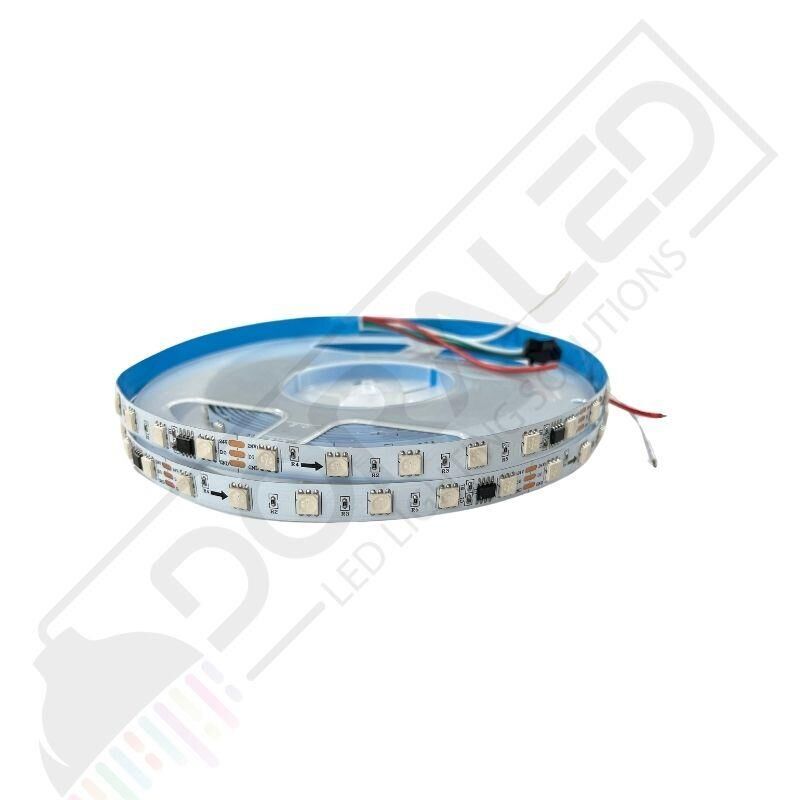 24V WS2811 RGB Pixel Şerit Led 60 Ledli IP20 5M