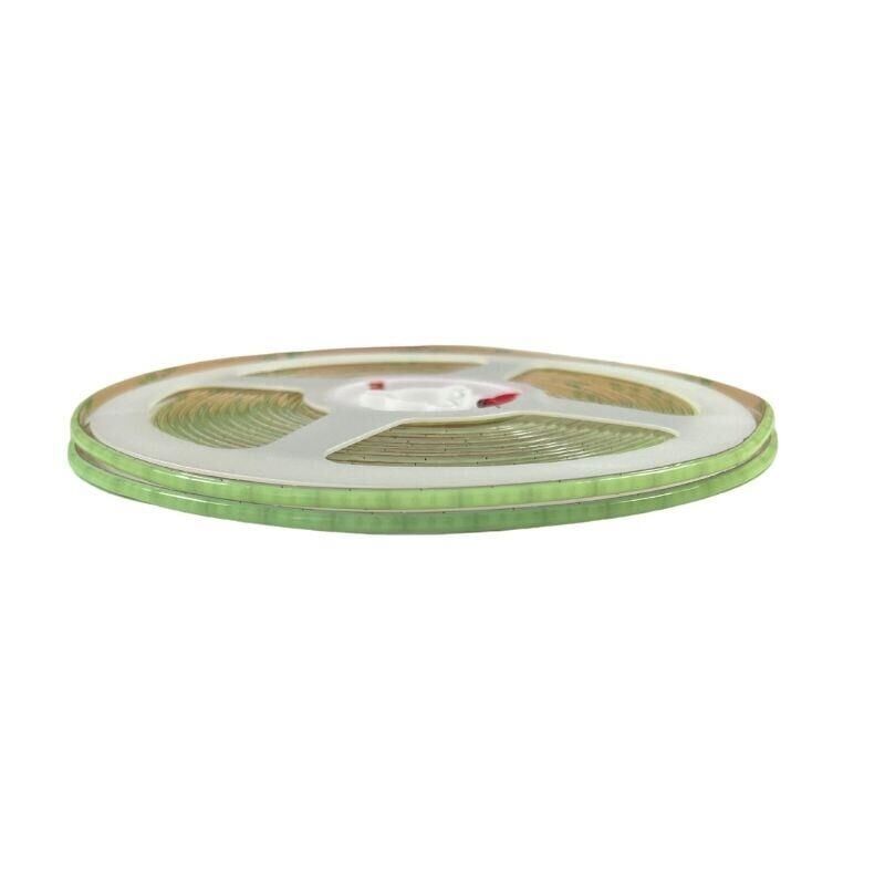 12V 3MM İnce Esnek Cob Şerit Led Turkuaz 400 Ledli IP20 5M