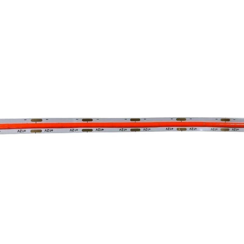 12V 8MM Esnek Cob Şerit Led Kırmızı 320 Ledli IP20 5M