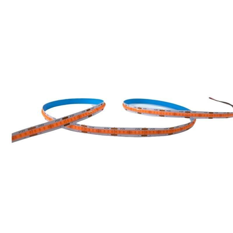 12V 8MM Esnek Cob Şerit Led Pembe 320 Ledli IP20 5M