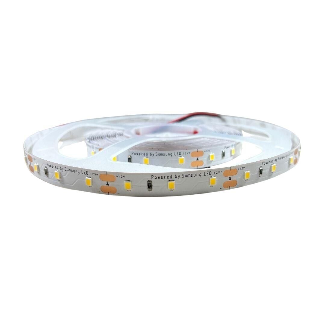 SAMSUNG ŞERİT LED SAMSUNG 60 LEDLİ 2835 SMD 4000K ŞERİT LED 12V 14.4W IP20 5m