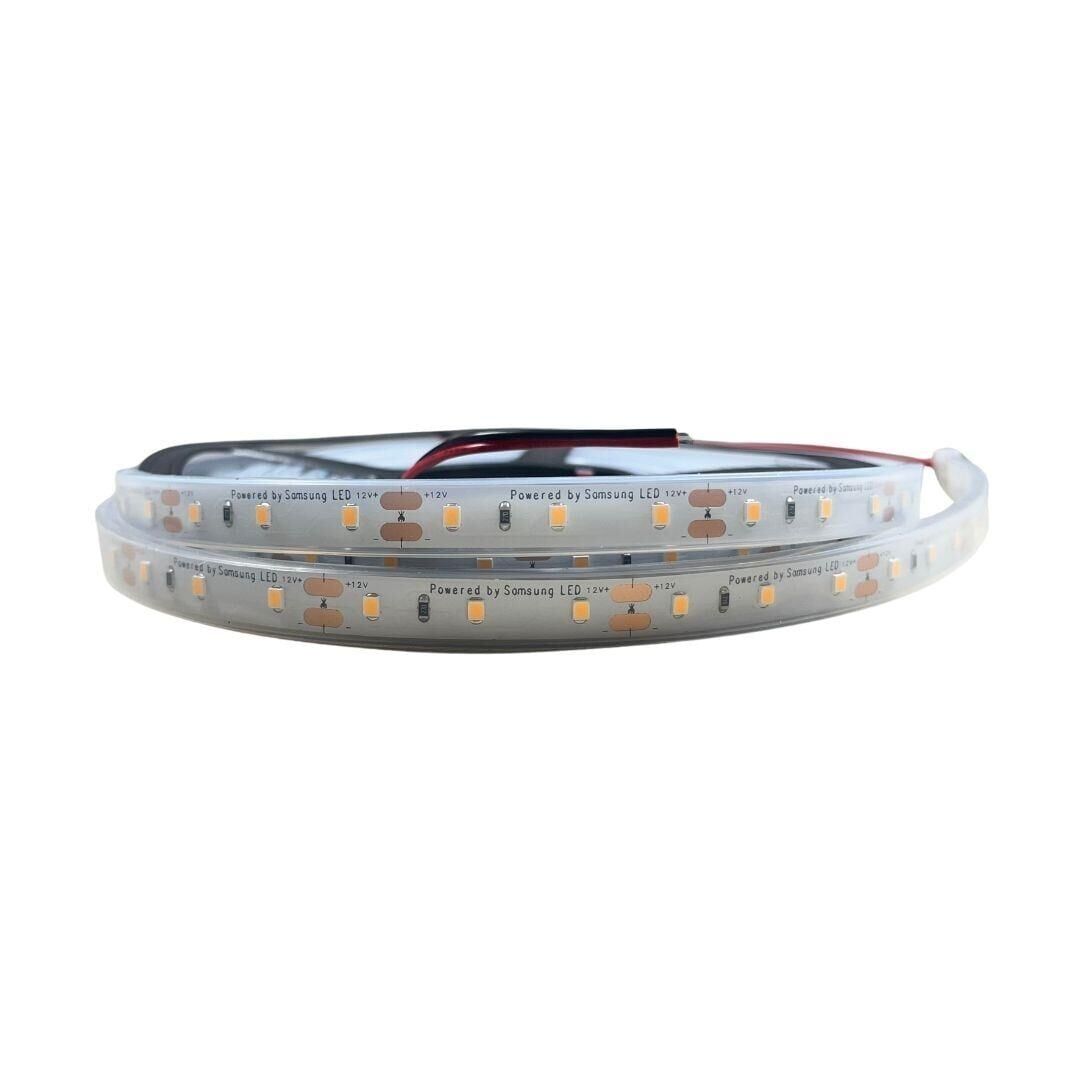 SAMSUNG ŞERİT LED SAMSUNG 60 LEDLİ 2835 SMD 2700K ŞERİT LED 12V 14.4W IP67 5m