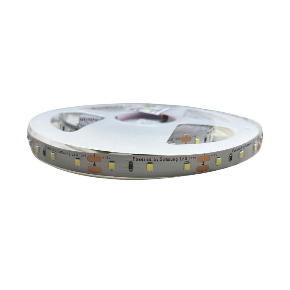 SAMSUNG ŞERİT LED SAMSUNG 60 LEDLİ 2835 SMD 6500K ŞERİT LED 12V 14.4W IP20 5m